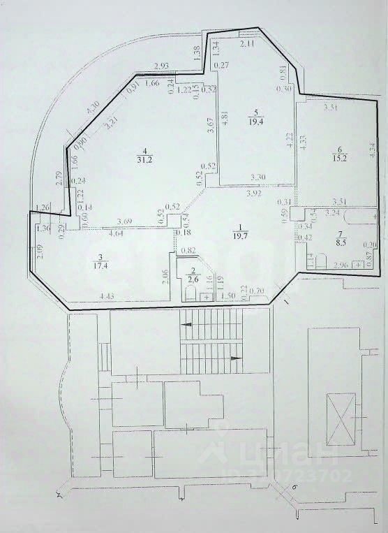 3-комн. кв., р-н Центр, Екатеринбург