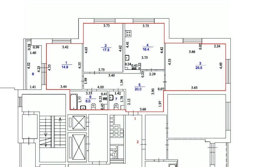 3-комн. кв., р-н Академический, Екатеринбург