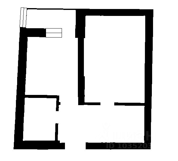 Планировка этой квартиры по данным Циан