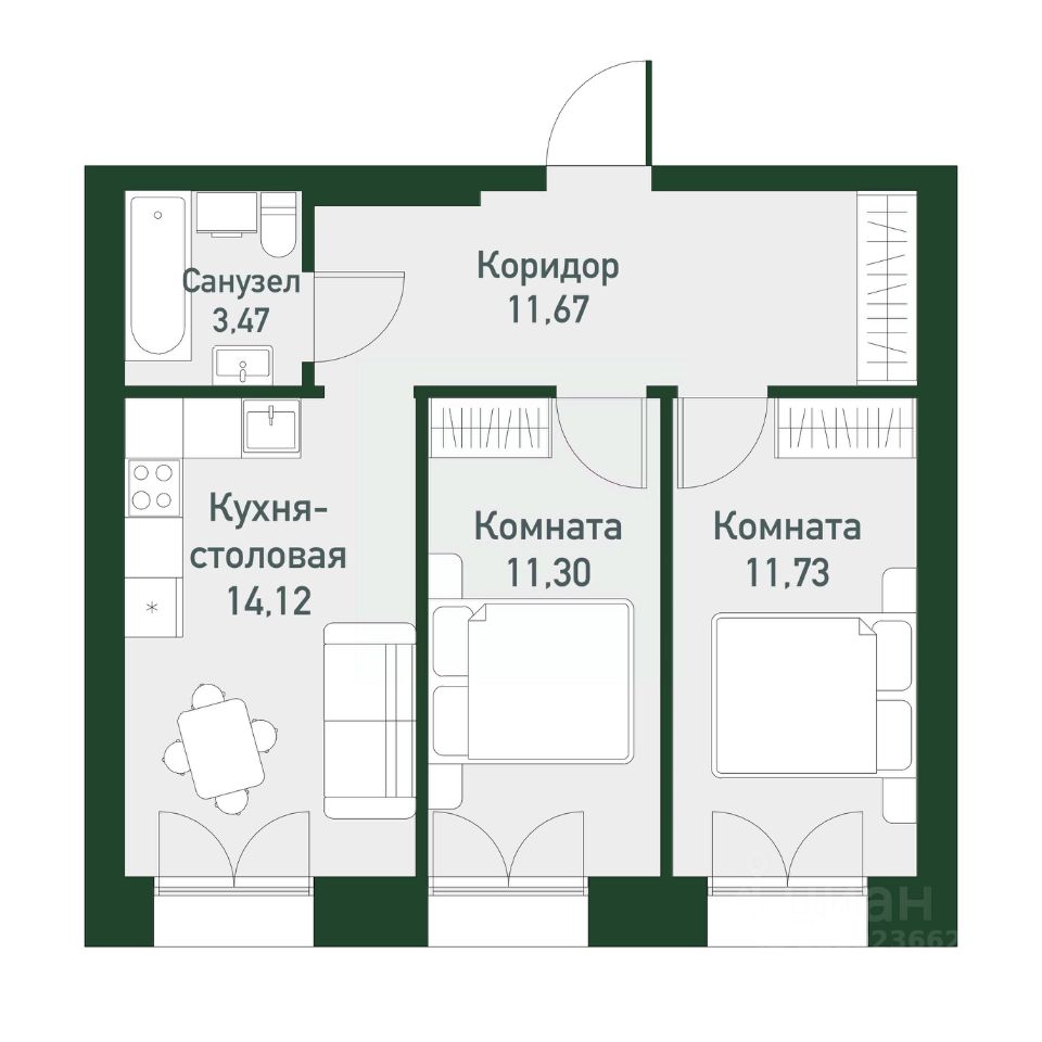 Новостройка, р-н Ленинский