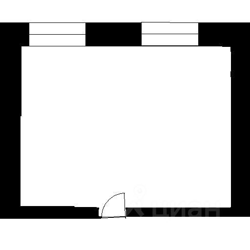 Планировка этой квартиры по данным Циан