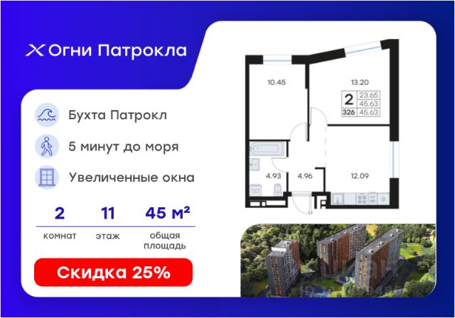 ЖК «Огни Патрокла от GloraX»