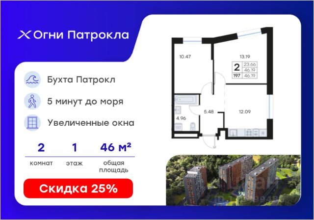 ЖК «Огни Патрокла от GloraX»