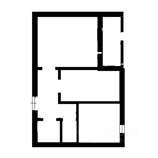 Планировка этой квартиры по данным Циан