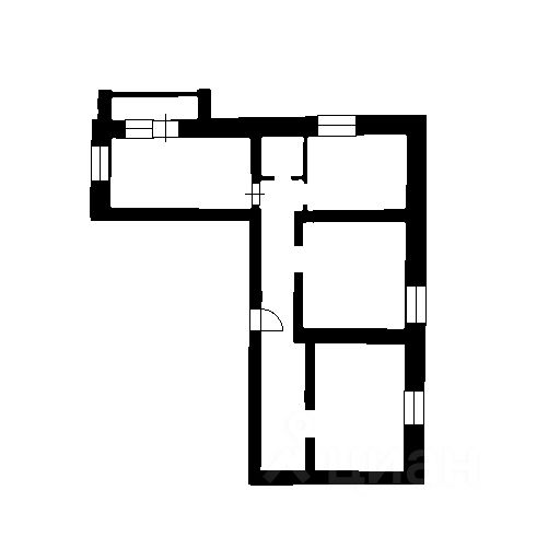 Планировка этой квартиры по данным Циан