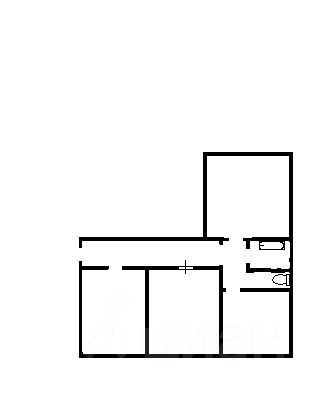 Планировка этой квартиры по данным Циан