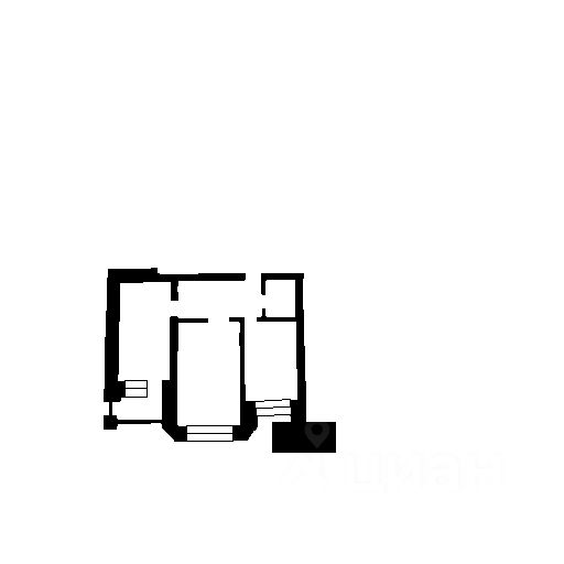 Планировка этой квартиры по данным Циан