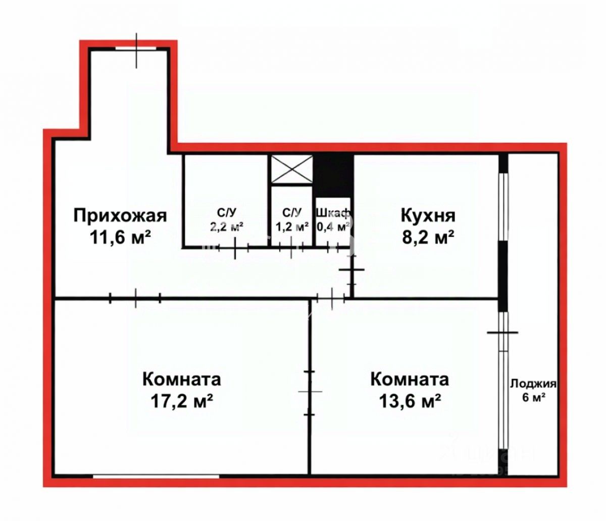 2-комн. кв., р-н Калининский