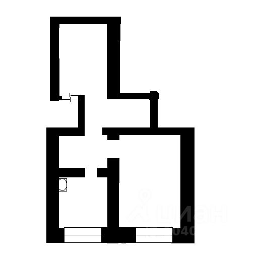 Планировка этой квартиры по данным Циан