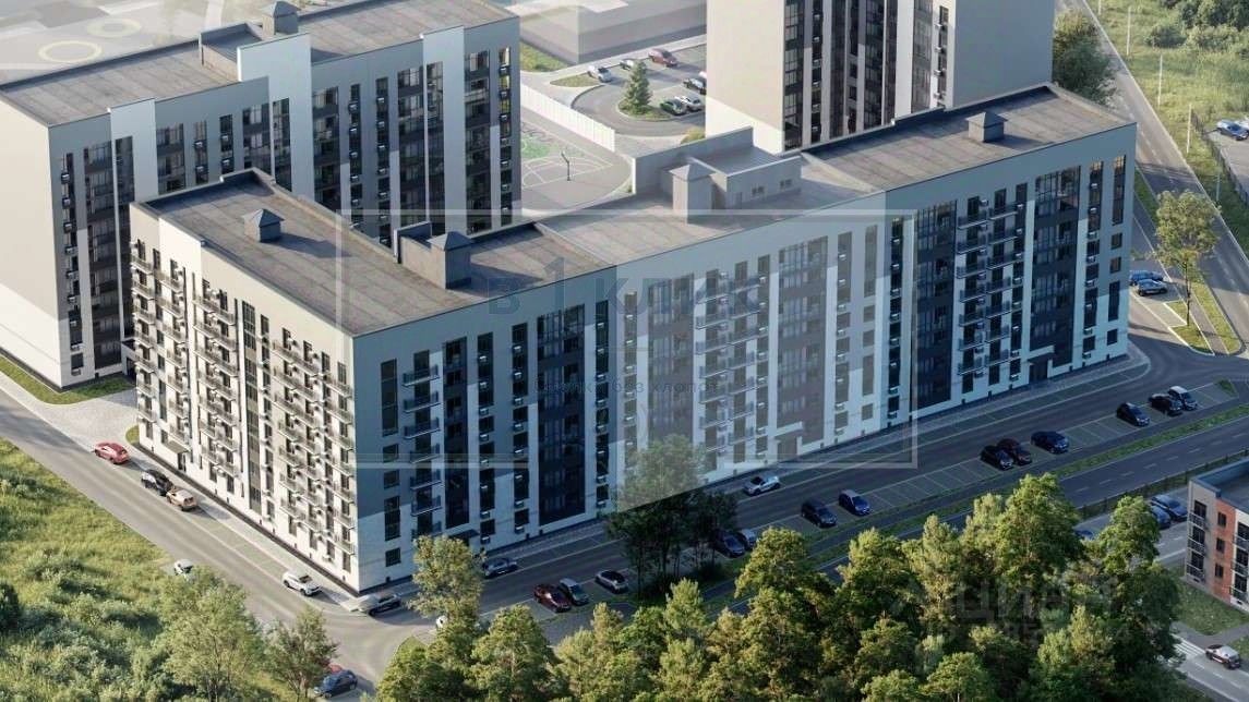 1-комн.кв., 42,9 м², 1/8 этаж