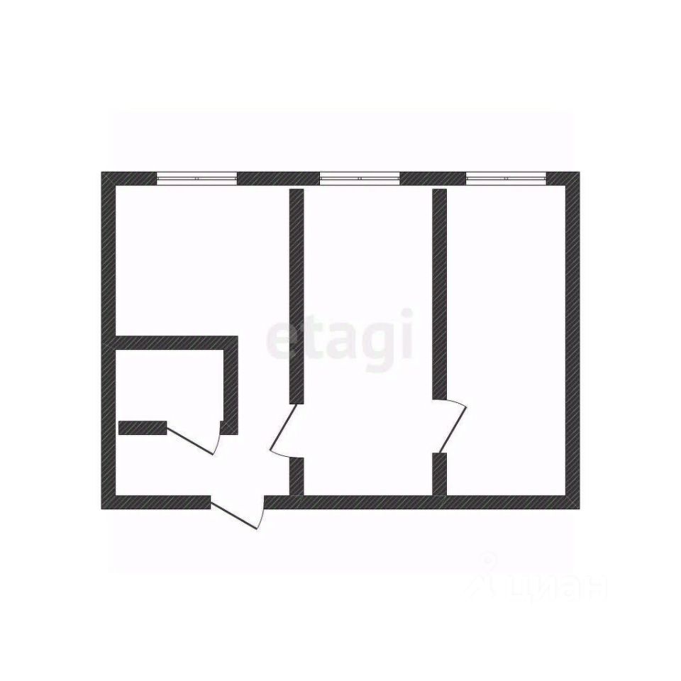 Квартира 2-комн. 39.5 м² в пгт Верхнеднепровский — фото 2