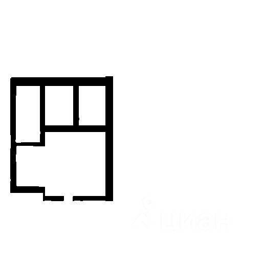 Планировка этой квартиры по данным Циан