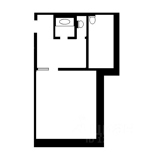 Планировка этой квартиры по данным Циан