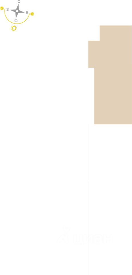 Студия, 31,7 м², 7/17 этаж