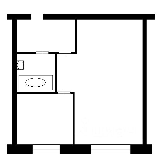 Планировка этой квартиры по данным Циан