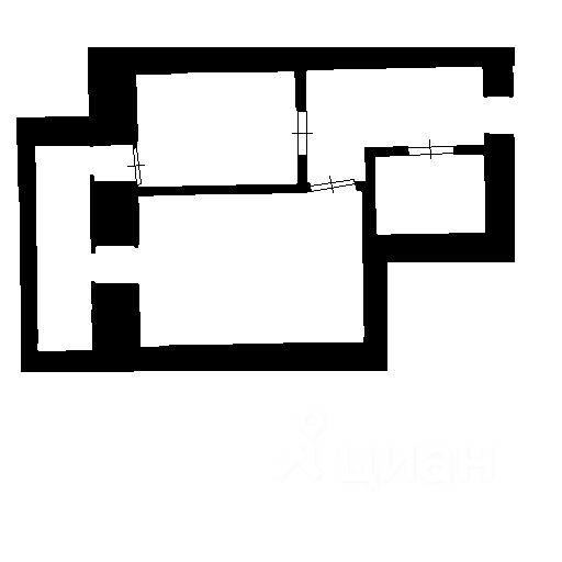 Планировка этой квартиры по данным Циан