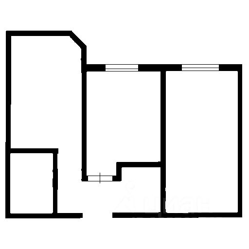 Планировка этой квартиры по данным Циан