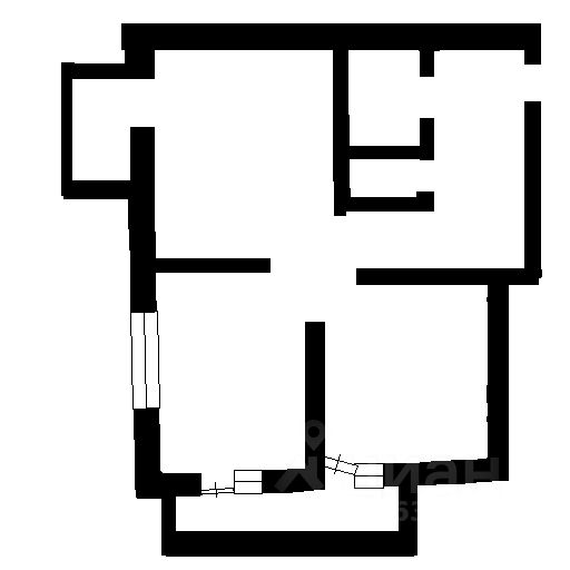 Планировка этой квартиры по данным Циан