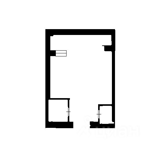 Планировка этой квартиры по данным Циан