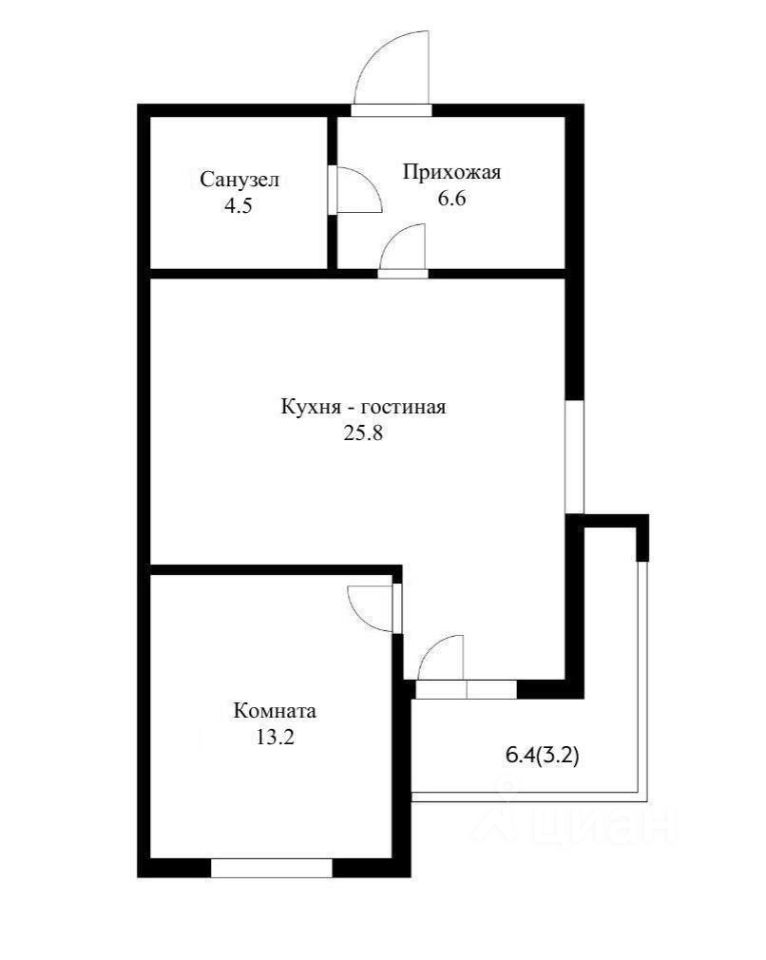 2-комн. кв., Карасунский