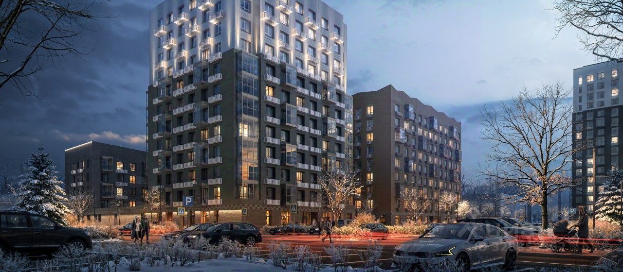 2-комн.кв., 49,4 м², 6/9 этаж