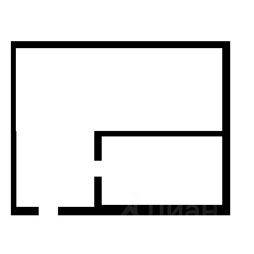 Планировка этой квартиры по данным Циан