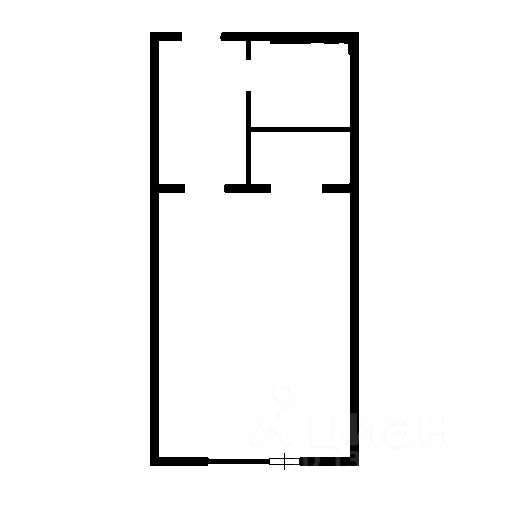 Планировка этой квартиры по данным Циан