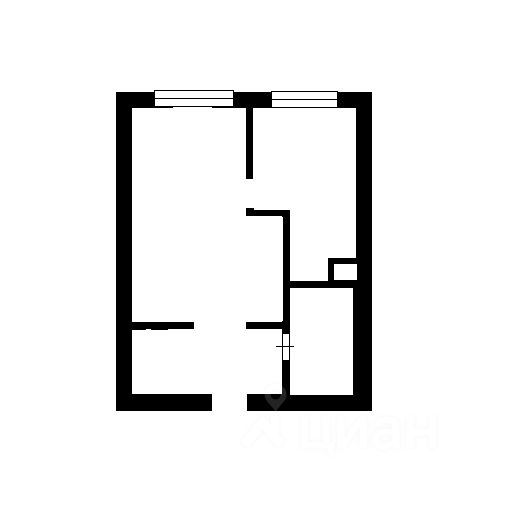 Планировка этой квартиры по данным Циан
