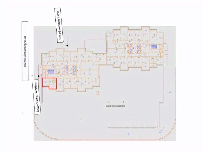 Помещение на 3-м этаже, 30 м², р-н Нагатинский затон, Москва