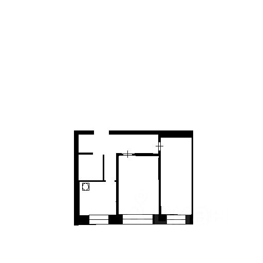 Планировка этой квартиры по данным Циан