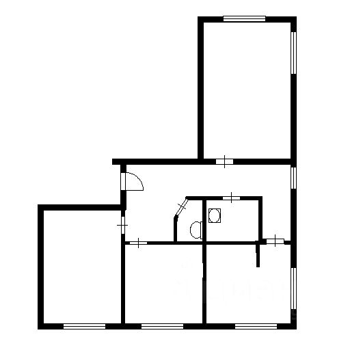 Планировка этой квартиры по данным Циан