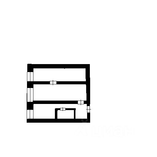 Планировка этой квартиры по данным Циан