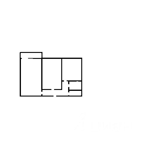 Планировка этой квартиры по данным Циан