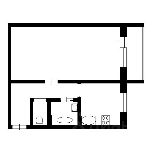 Планировка этой квартиры по данным Циан