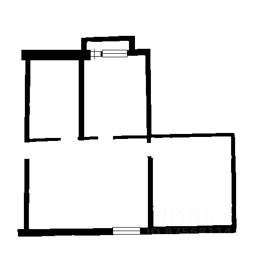 Планировка этой квартиры по данным Циан
