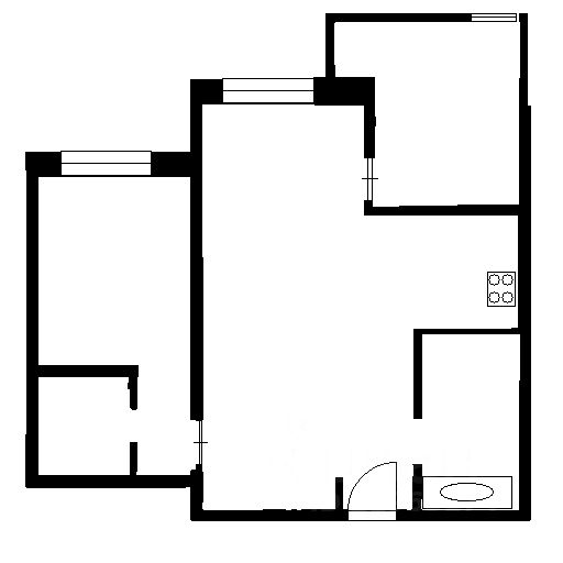 Планировка этой квартиры по данным Циан