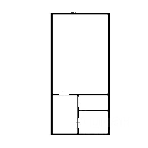 Планировка этой квартиры по данным Циан