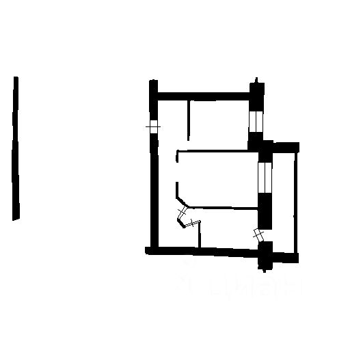 Планировка этой квартиры по данным Циан