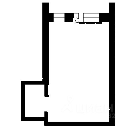 Планировка этой квартиры по данным Циан