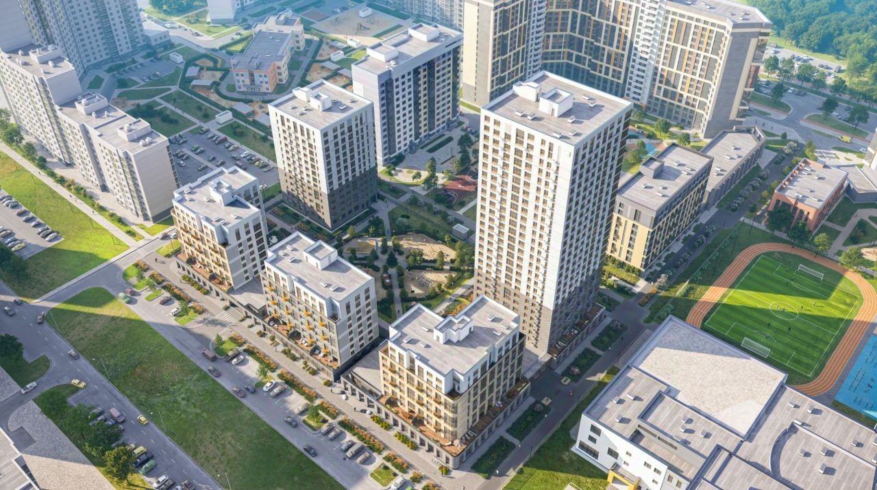 3-комн.кв., 77,8 м², 7/14 этаж