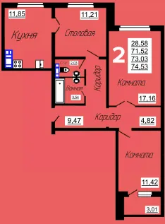 Планировка квартиры