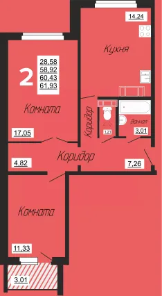 Планировка квартиры