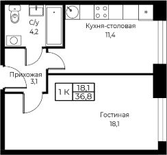 Планировка квартиры