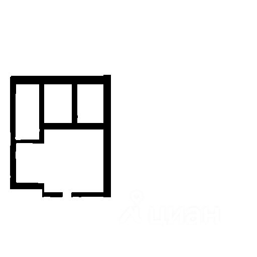 Планировка этой квартиры по данным Циан