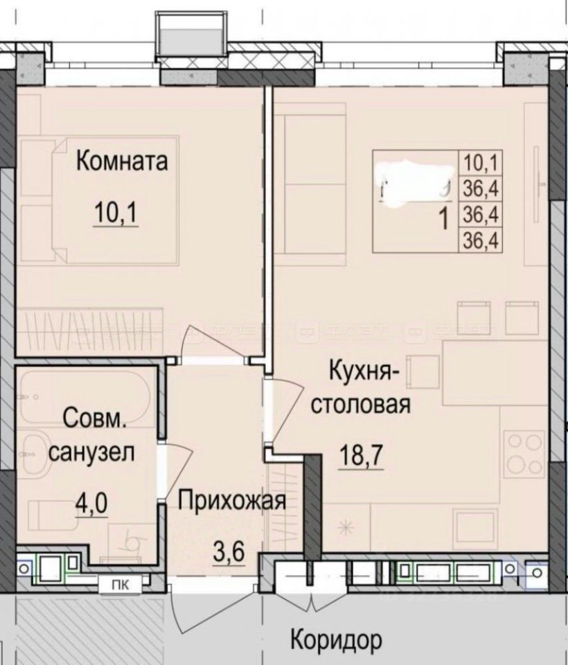 Новостройка, р-н Приволжский