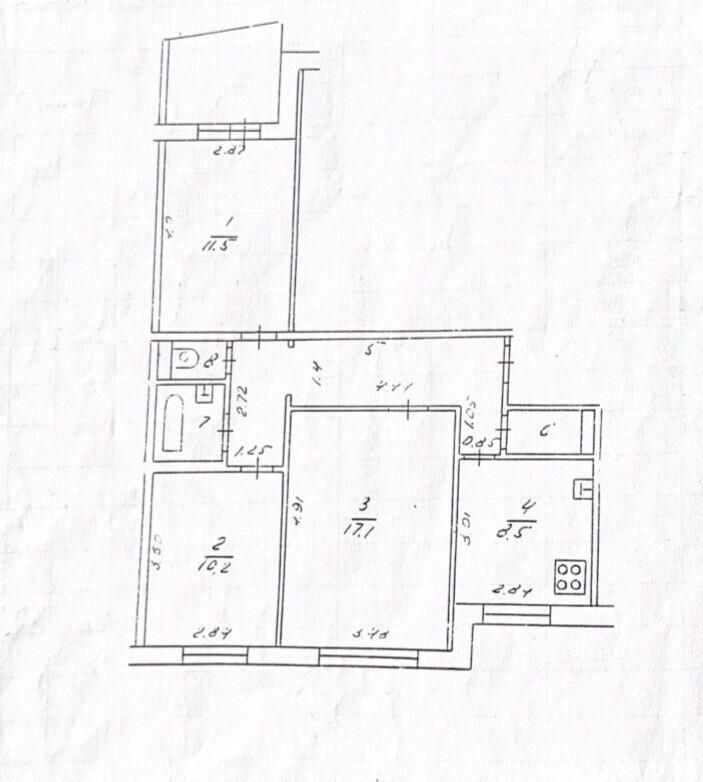 3-комн. кв., р-н Ново-Савиновский, Казань