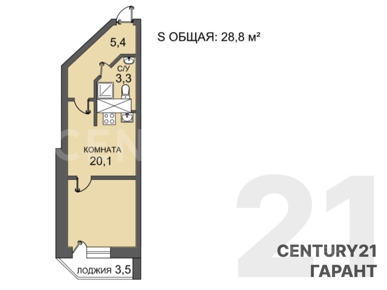 Квартира, р-н Красносельский