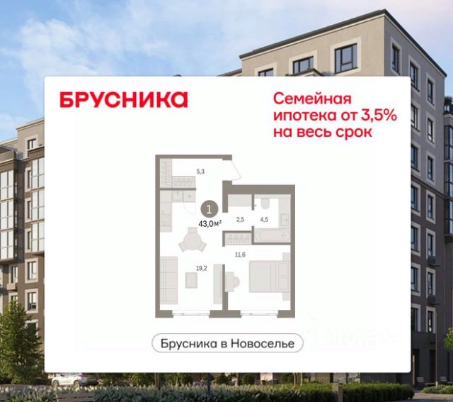 ЖК «Брусника в Новоселье»