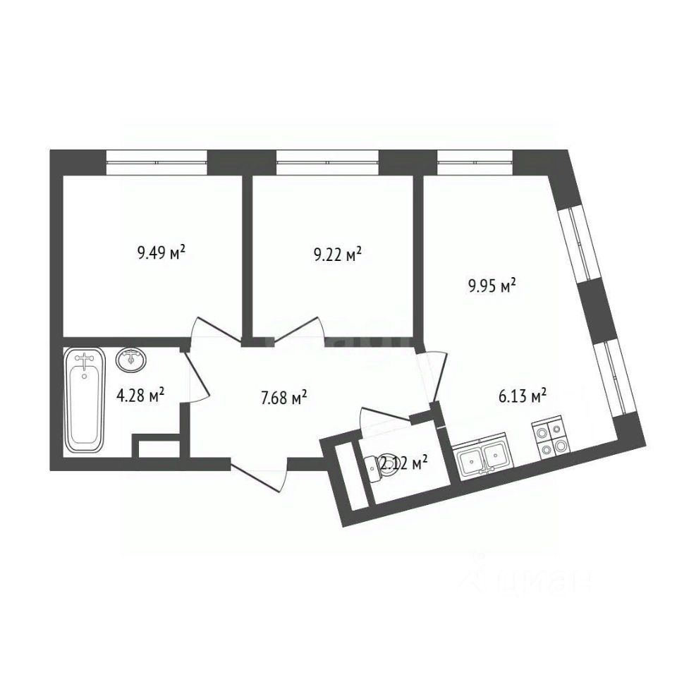 3-комн. кв., НАО (Новомосковский)