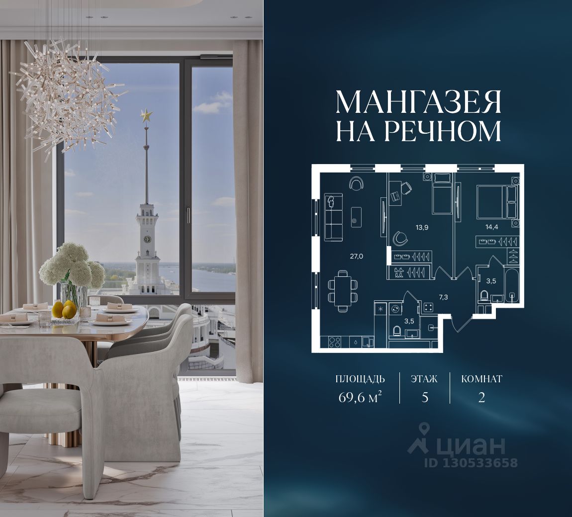 Новостройка, р-н Левобережный, Москва